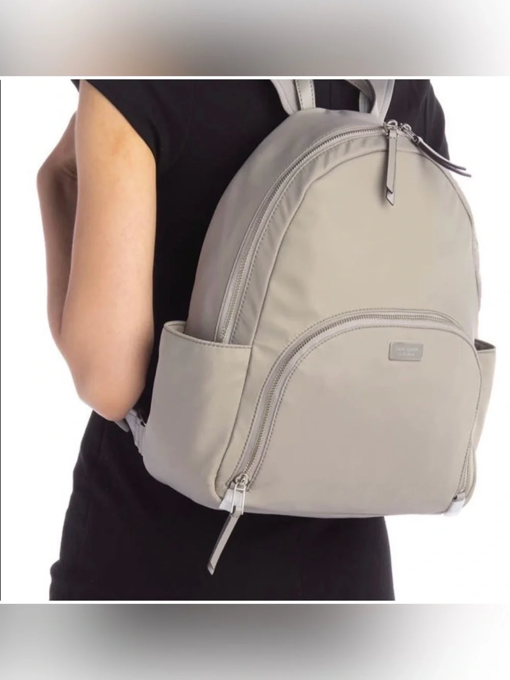 Kate Spade Light Gray Women's Backpack - Everyday Bag